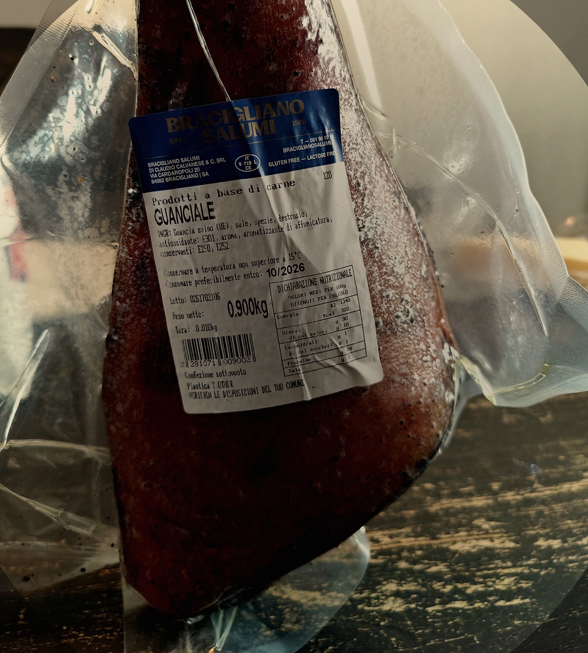 Guanciale Bracigliano Salumi — Sampietrino Box N°01